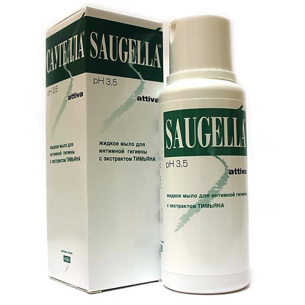 саугелла аттива мыло жидкое для интимной гигиены 250 мл