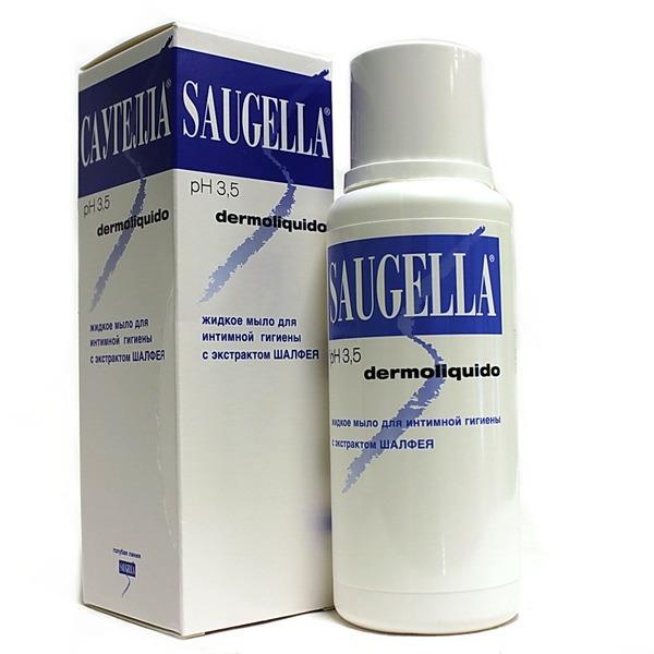 саугелла дермоликвидо мыло жидкое для интимной гигиены 250 мл