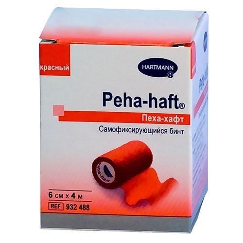 Фирма Paul Hartmann AG бинт peha-haft 4 м * 6 см красный самофиксирующийся