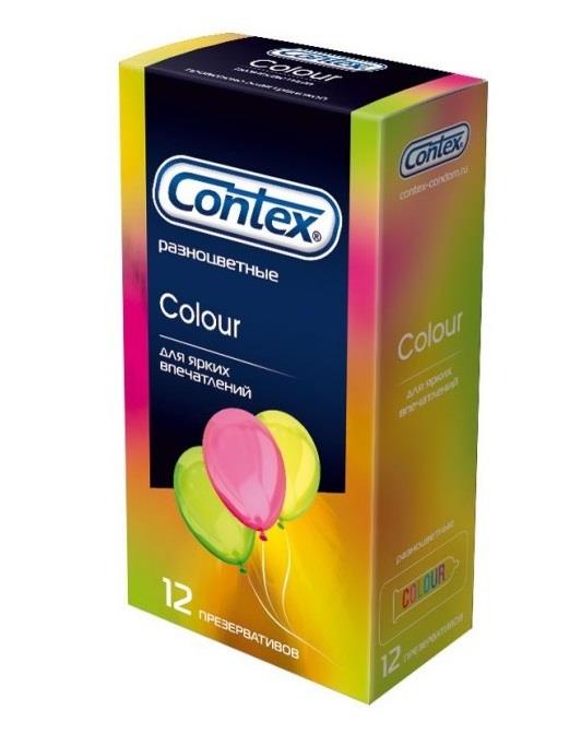 презервативы контекс колор разноцветные n12