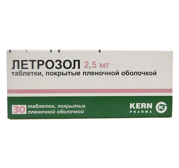 летрозол 2,5 мг n30 табл