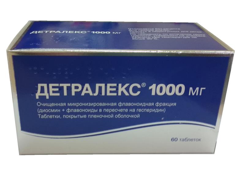 детралекс 1000 мг N60 табл