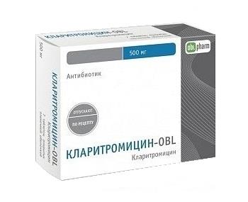 кларитромицин 500 мг N7 табл