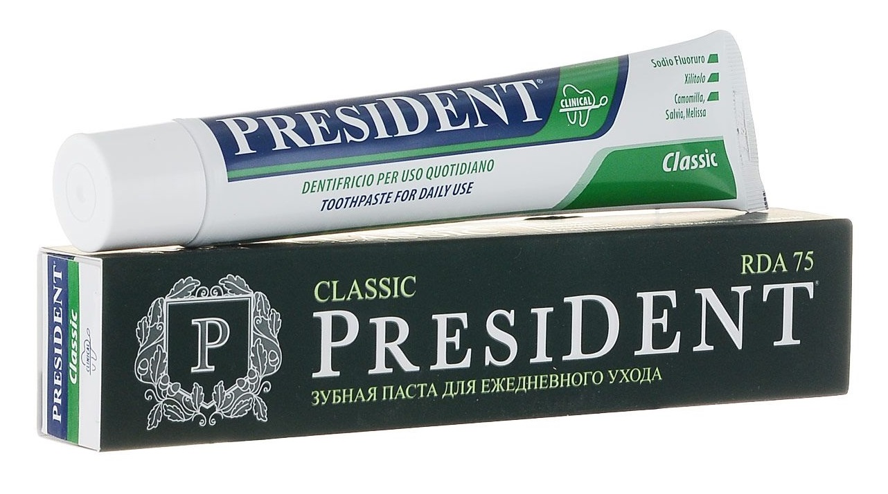 

президент зубная паста классик 50 мл
