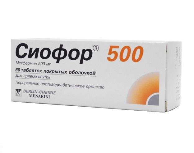 сиофор 500 мг n60 табл