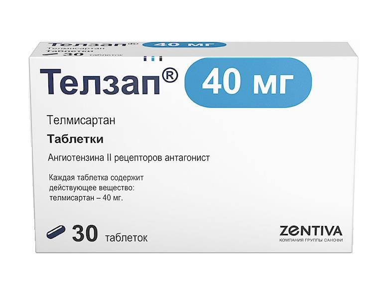 телзап 40 мг N30 табл
