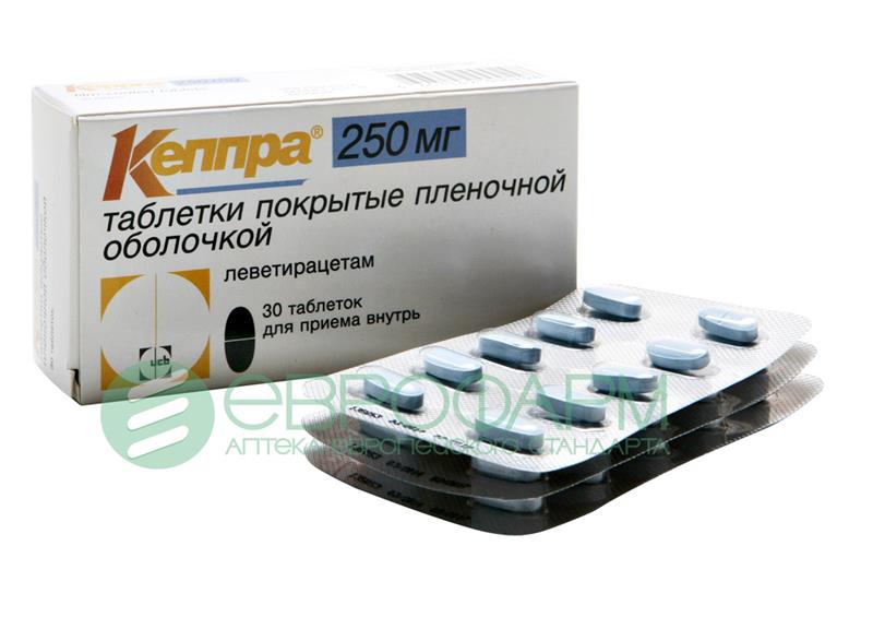 кеппра 250 мг 30 табл