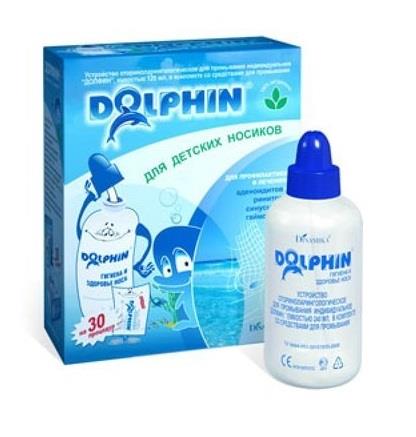 долфин устройство плюс средство для детей для промывания носа 30 шт
