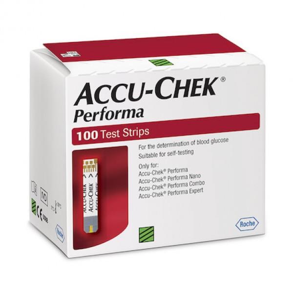 тест-полоски для глюкометра акку-чек перформа N100