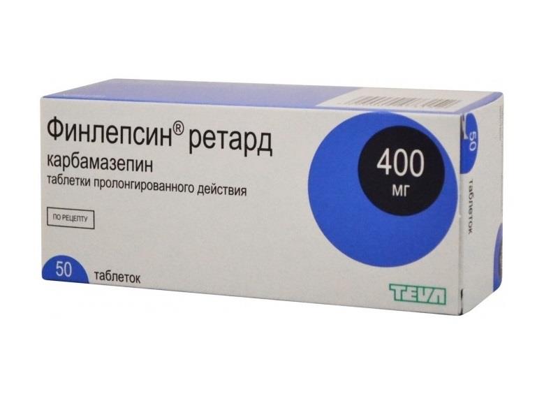 финлепсин ретард 400 мг 50 табл