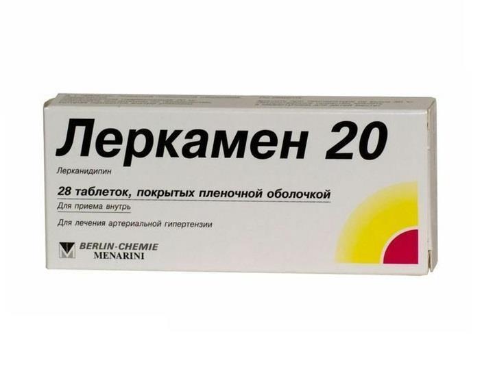 леркамен 20 мг 28 табл
