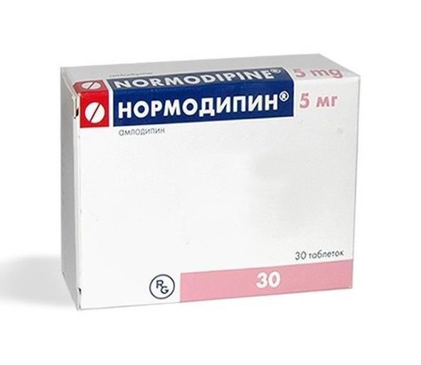 нормодипин 5 мг 30 табл