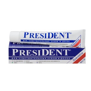 Зеленая Дубрава президент зубная паста сенситив 50 мл