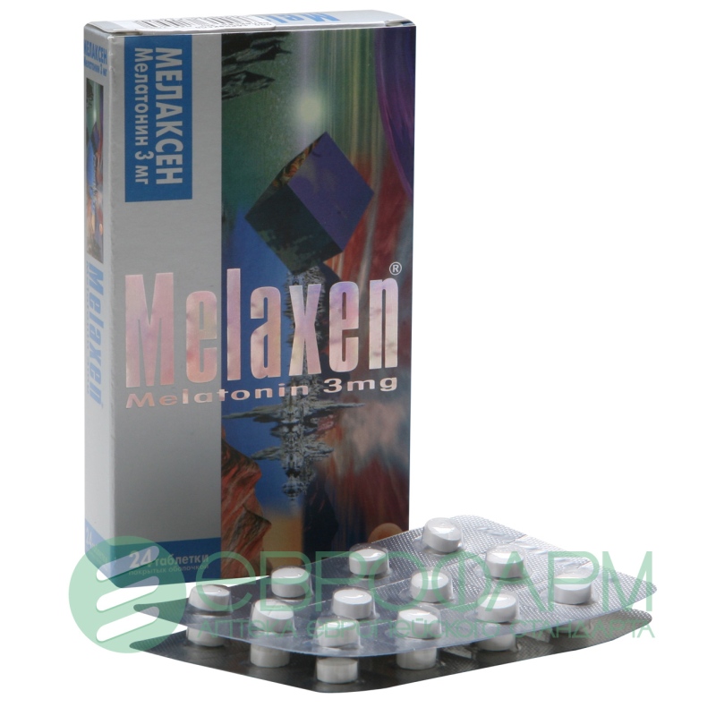 мелаксен 3 мг 24 табл