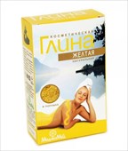 глина желтая косметическая 100 г фото