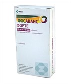 фосаванс форте таб 70мг плюс 140мг 4 frosst iberica s a /merck sharp&amp;dohme фото