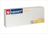 эднит 2,5 мг 20 табл фото