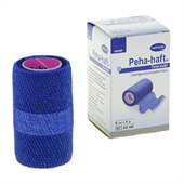 бинт peha-haft 4 м * 8 см синий самофиксирующийся фото