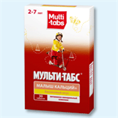 мульти-табс малыш кальций плюс 2 - 7 лет банан 60 табл жевательные фото