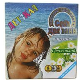 соль для ванн детская, ф/пак 250г х 4 ромашка-йод ресурс-ф ао фото