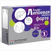 альфа-липоевая кислота форте витамир таб 100мг n30 фото