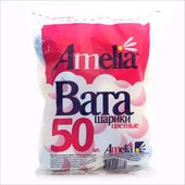 амелия ватн шарики 50 цветные фото