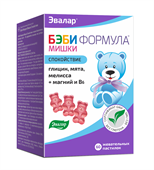 бэби формула мишки спокойствие 60 жевательных пастилок фото