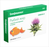биафишенол рыбий жир омега-3 капсул 300мг 100 масло расторопши и тыквы фото