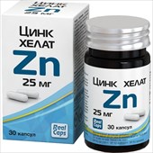 цинк хелат реалкапс капсул 25мг n30 фото