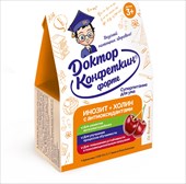доктор конфеткин форте инозит/холин вишня 90 г драже для детей фото