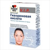doppel herz vip гиалуроновая кислота+биотин+q10+витамин с+цинк 30 капсул фото