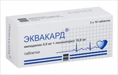 эквакард таб 5мг плюс 10мг 30 фото