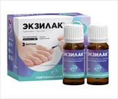 экзилак лак для ногтей 4% плюс 3% 10г 2 плюс 30 пилочек фото