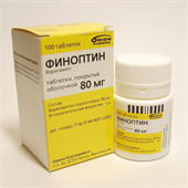 финоптин 80 мг 100 табл фото