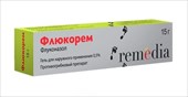 флюкорем гель для наружн примен 0,5% 15г фото