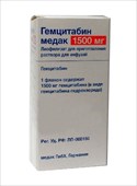гемцитабин медак лиоф для инф 1500 мг 1 фл фото