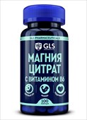 gls магния цитрат с витамином в6 капсул 500мг n100 фото