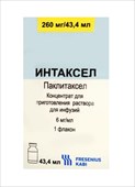 интаксел конц для инф 6 мг/мл 43,4 мл 1 фл фото