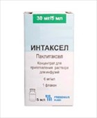 интаксел конц для инф 6 мг/мл 5 мл 1 фл фото
