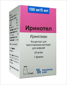 иринотел конц для инф 20 мг/мл 5 мл 1 фл  фото