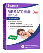 мелатонин-эвалар таб ппо 3мг n20 фото