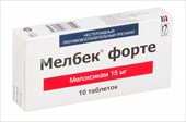 мелбек форте таблетки 15 мг 10 фото