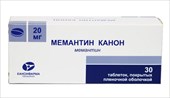 мемантин-канон таб ппо 20мг 30 канонфарма продакшн зао фото