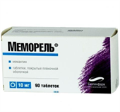 меморель 10 мг 90 табл фото