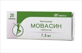 мовасин таблетки 7,5 мг 20 фото
