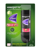 никоретте спрей для местн примен дозир 1мг/доз 150доз фруктово-мятный фото