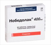 нобедолак таб ппо 400мг 14 nobelfarma ilac sangyii ve ticaret a s  фото