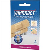 пластырь унипласт 1,9смx7,2см 8 эластичный фото