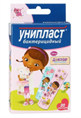 пластырь унипласт набор детский доктор плюшева 20 бактерицидный фото