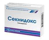 секнидокс 1 г 2 табл фото